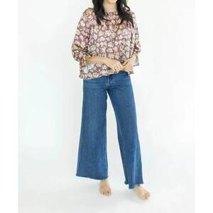 NEW CLARA THE LABEL calla blouse in plumeria